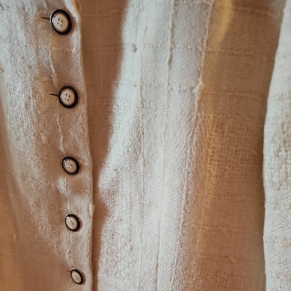 Valentino Cream Textured Jacket - Picture 5 of 8